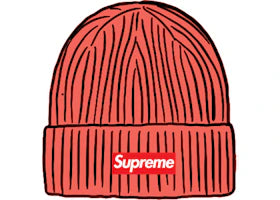 Supreme Overdyed Beanie Coral