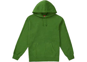 Supreme Overdyed Hooded Sweatshirt Green