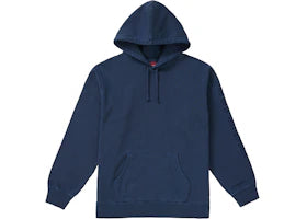 Supreme Overdyed Hooded Sweatshirt Navy