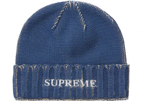 Supreme Overprint Beanie Blue