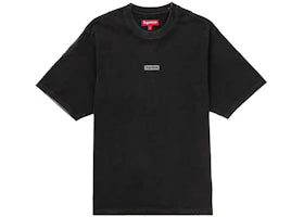 Supreme Overprint Small Box S/S Top Black