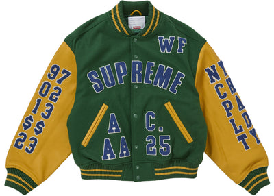 Supreme Praises Varsity Jacket Green