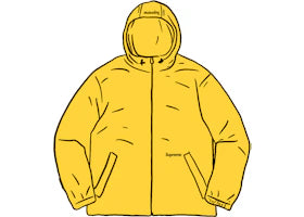 Supreme Reflective Zip Hooded Jacket Yellow