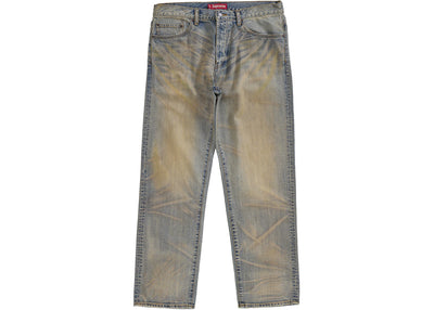 Supreme Regular Jean (FW25) Dirty Indigo