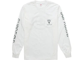 Supreme SOUTH2 WEST8 L/S Pocket Tee White