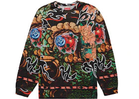 Supreme Sacred Heart Waffle L/S Top Multicolor