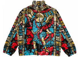 Supreme Saint Michael Fleece Jacket White