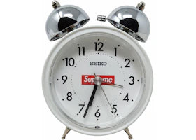 Supreme Seiko Alarm Clock White