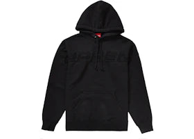 Supreme Set In Logo Hooded Sweatshirt Black
