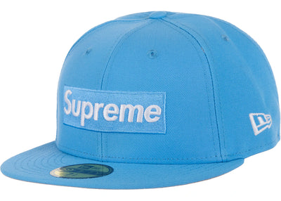 Supreme Shop Box Logo New Era 59Fifty Fitted Hat Light Blue