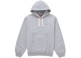 Supreme Small Box Drawcord Hooded Sweatshirt (SS26) Heather Grey