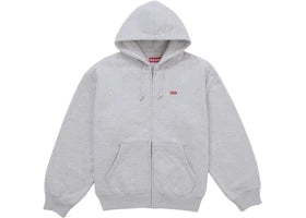 Supreme Small Box Zip Up Sweatshirt (SS26) Ash Grey