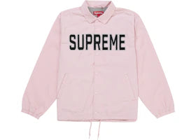 Supreme Spellout Coaches Jacket Pink