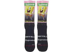 Supreme SpongeBob SquarePants Castelli Cycling Sock (1 Pack) Black