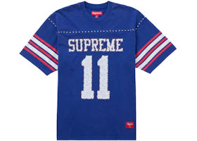 Supreme Studded S/S Football Top Royal