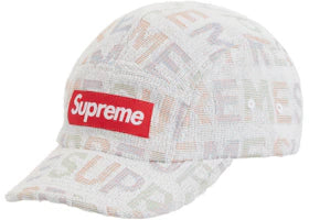 Supreme Terry Spellout Camp Cap White