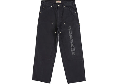 Supreme The Great China Wall Double Knee Painter Pant Black