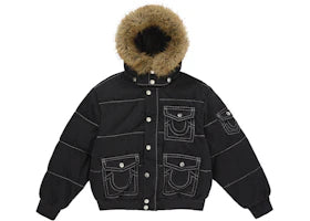 Supreme True Religion Puffer Jacket Black