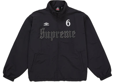 Supreme Umbro Rhinestone Track Jacket Black