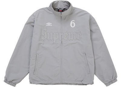Supreme Umbro Rhinestone Track Jacket Light Grey