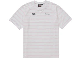 Supreme Umbro Stripe Soccer Jersey White