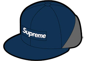 Supreme WINDSTOPPER Earflap Box Logo New Era Washed Navy