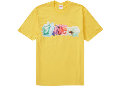 Supreme Watercolor Tee Yellow
