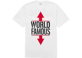 Supreme World Famous Tee White