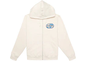 Supreme World Famous Zip Up Hooded Sweatshirt (SS20) Natural