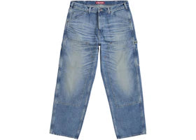Supreme Worn Double Knee Painter Pant Denim
