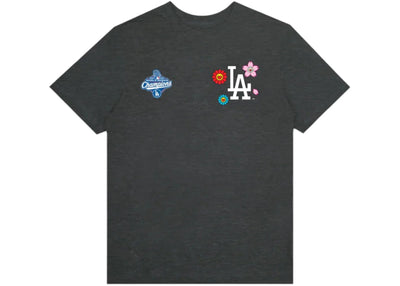Takashi Murakami Fanatics x Los Angeles Dodgers World Series 2025 Champs T-Shirt Charcoal