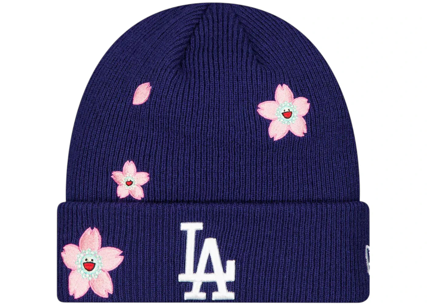 Takashi Murakami x Los Angeles Dodgers x MLB World Your Tokyo Series 2025 Cuffed Beanie Navy