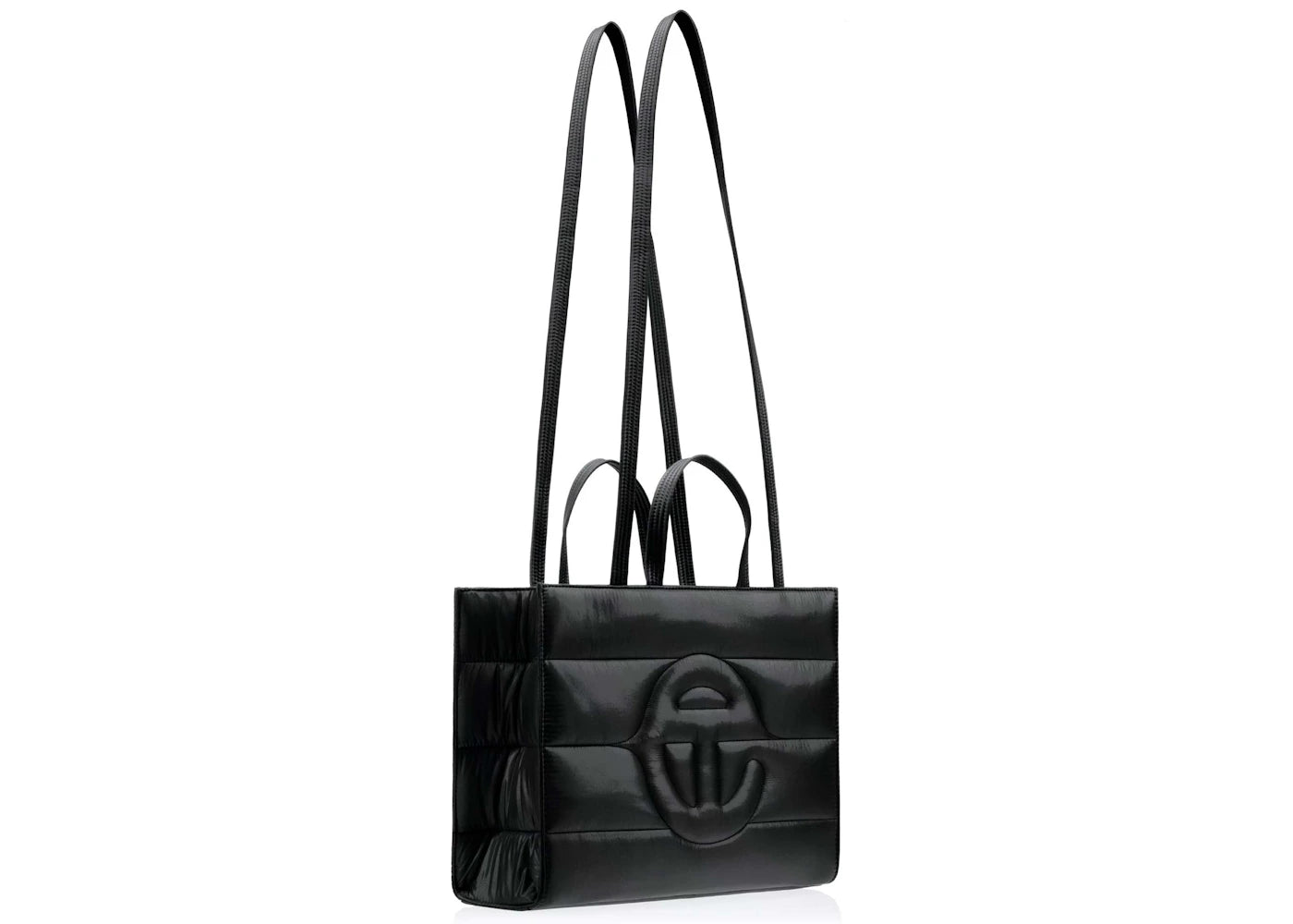 Telfar Medium Puff Shopper Black
