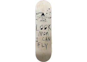 Travis Scott Astroworld Look Mom I Can Fly Skateboard Deck Tan