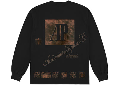 Travis Scott CJ x Audemars Piguet Le Brassus Langarmshirt Schwarz