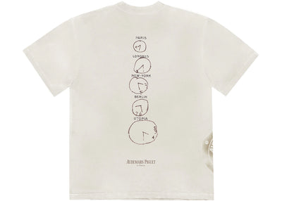 Travis Scott CJ x Audemars Piguet Time Zones Tee White
