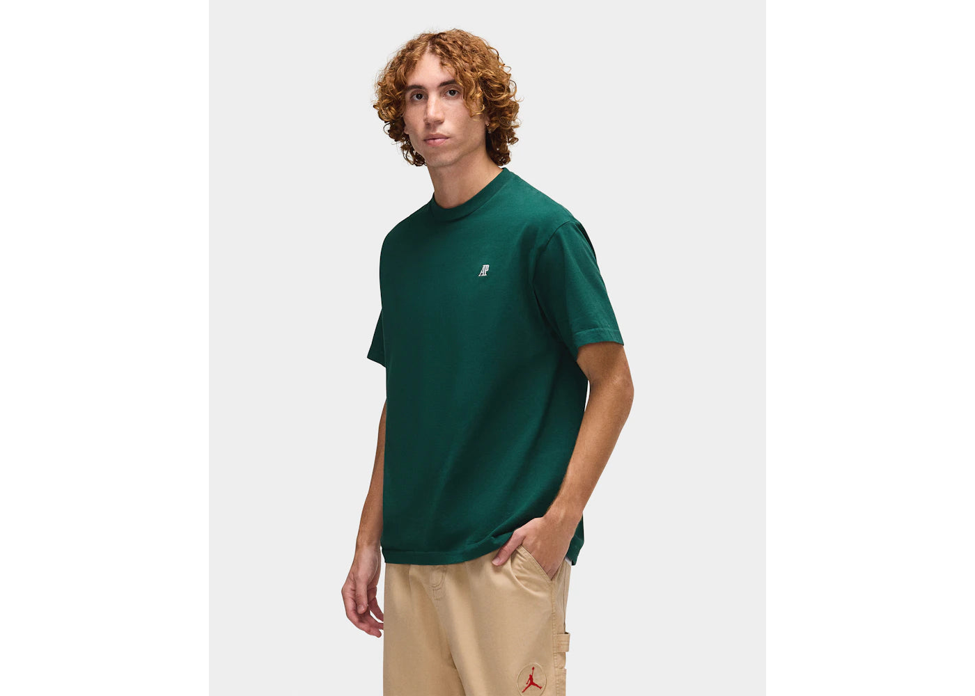 Travis Scott CJ x Audemars Piguet Uhrenzifferblatt T-Shirt Grün