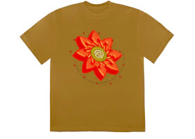 Travis Scott Cactus Jack Flower T-shirt Gold