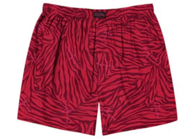 Travis Scott Cactus Jack Zebra Print Boxers Red