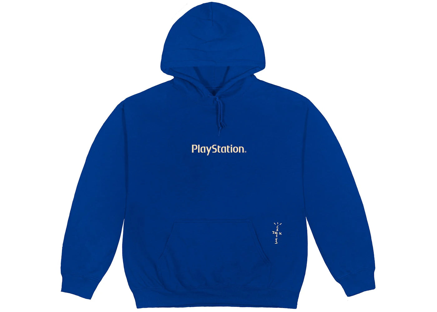 Travis Scott Motherboard III Hoodie Royal Blue