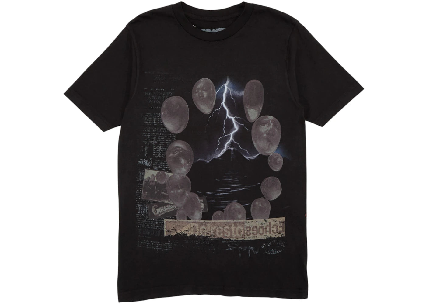 Travis Scott Utopia Echoes Circus Maximus T-Shirt Schwarz