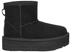 UGG Classic Mini Platform Boot Black (Kids)