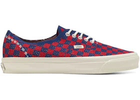 Vans LX Authentic 44 EK Punk Check Red Blue