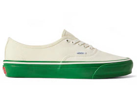 Vans Premium Authentic White Green Midsole