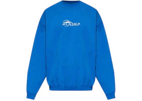 Vetements Alaska Tourist Sweatshirt Blue