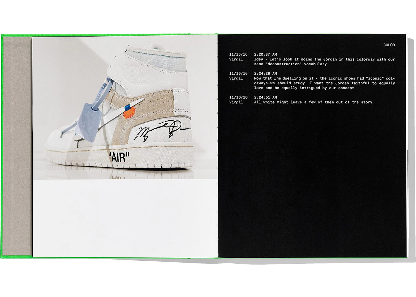 Virgil Abloh x Nike ICONS „The Ten“ Something’s Off Buch