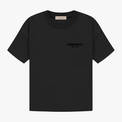 Fear of God Essentials Jersey-T-Shirt mit Rundhalsausschnitt, Schwarz