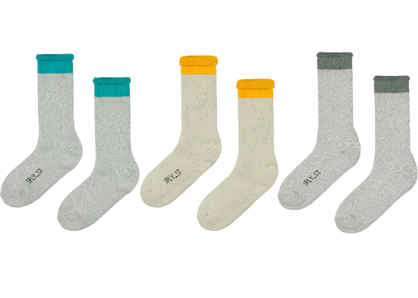 Yeezy Bouclette Socks (3 Pack) Color Four