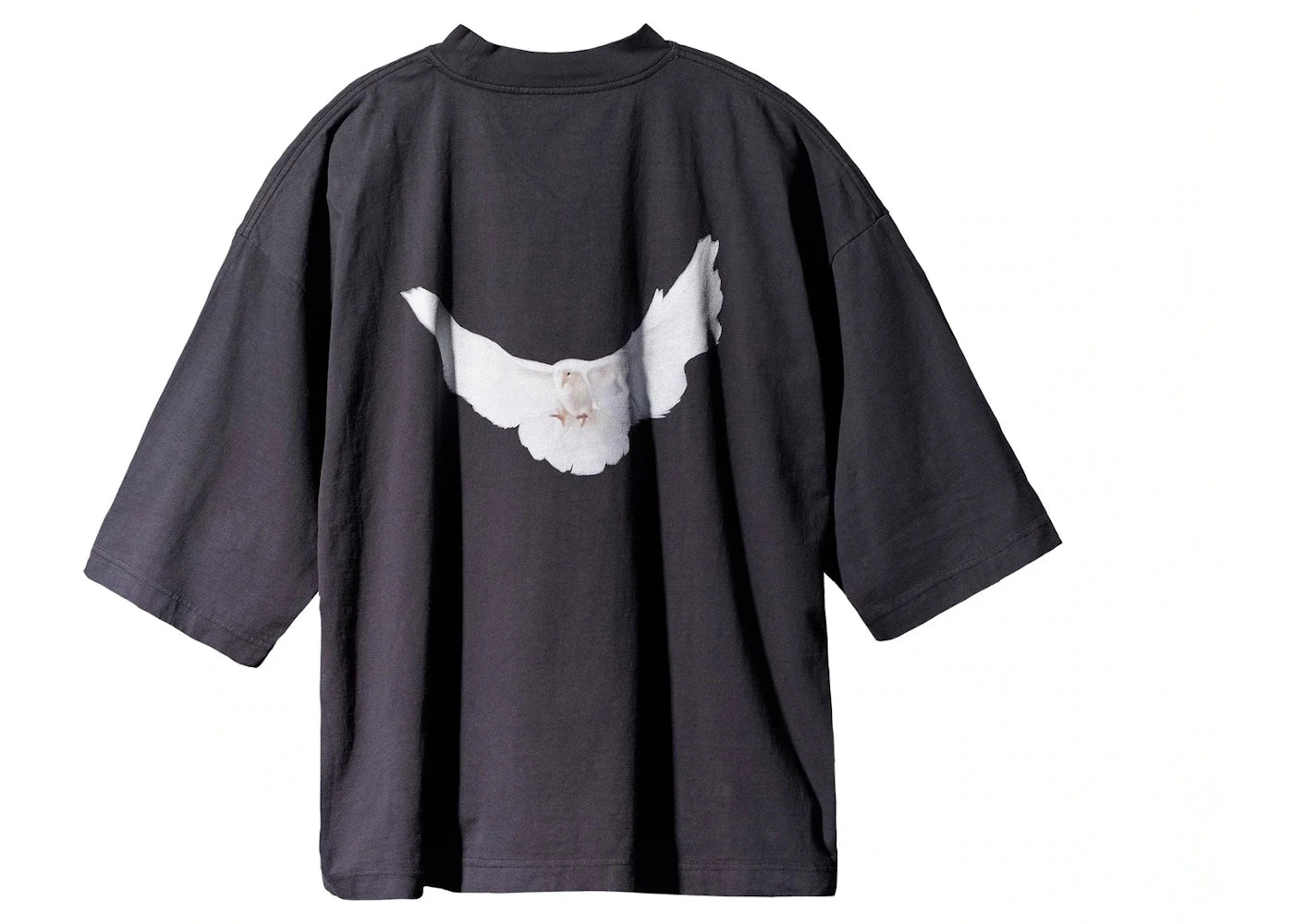 Yeezy Gap Engineered by Balenciaga Dove 3/4-Ärmel-T-Shirt, gewaschenes Schwarz