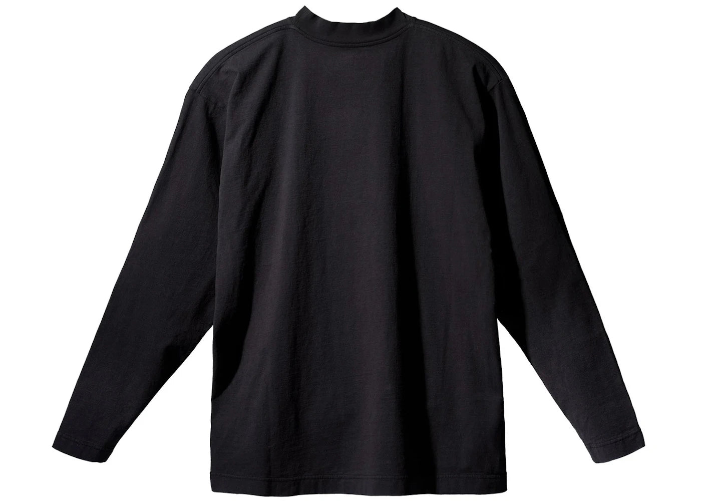 Yeezy Gap Logo Langarmshirt Schwarz